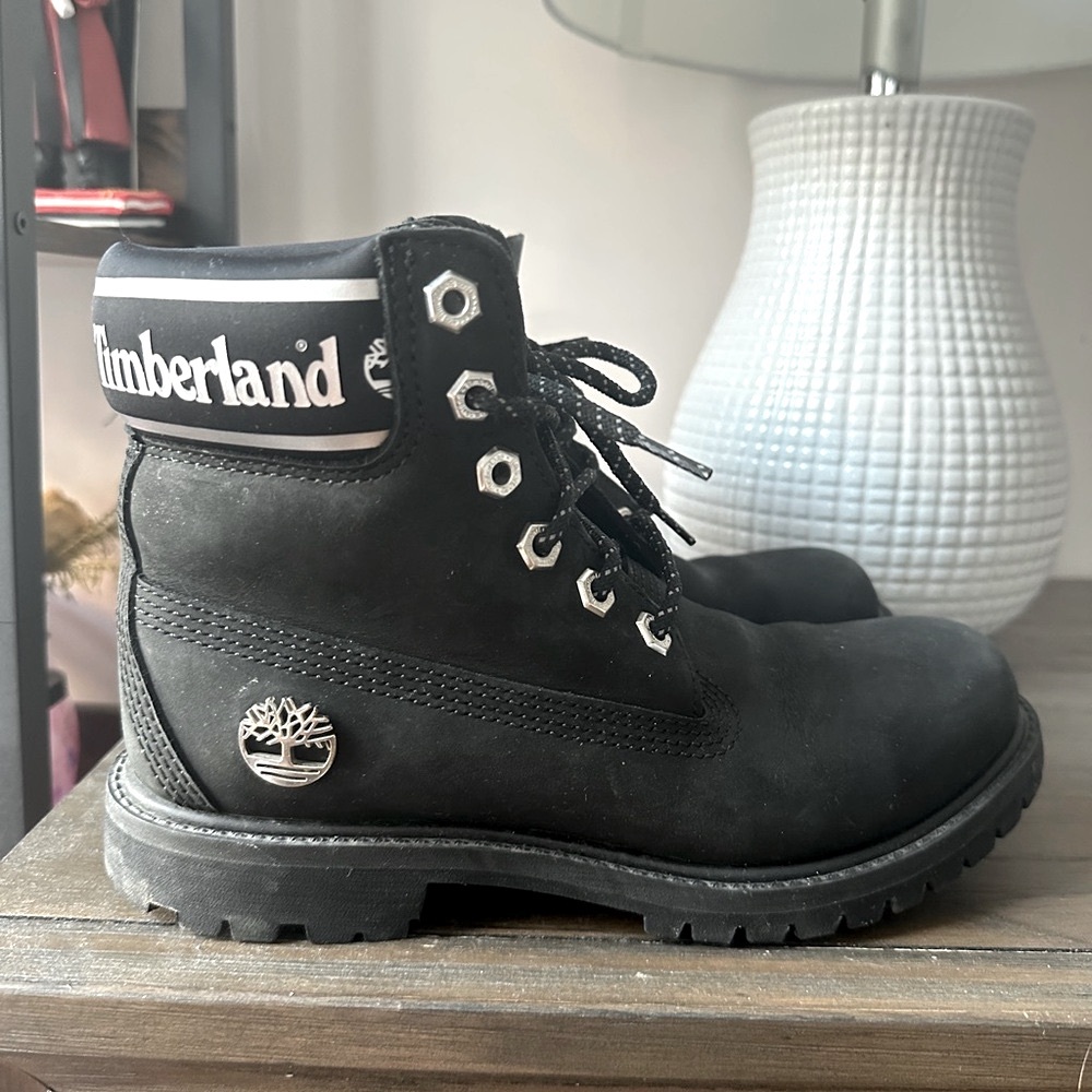 Timberland Women's Black Leather Boots